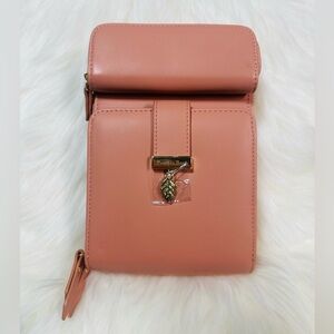 Elegant Pink Crossbody Bag by